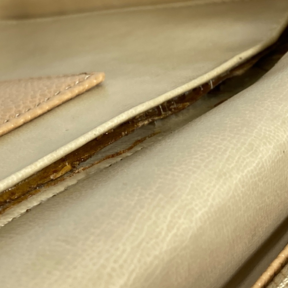 CHANEL Cream Caviar Leather Logo Shoulder Bag - Picture 12 of 16